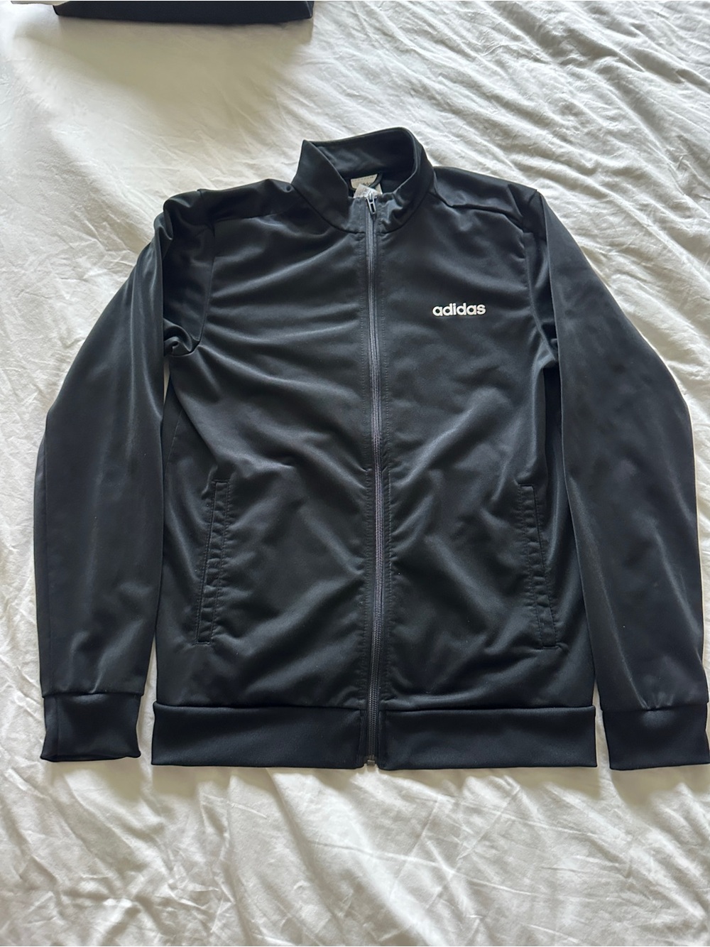 Adidas Men’s Black Track Jacket and Pants Set
